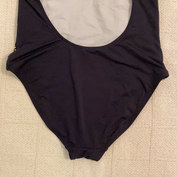 Kenneth Cole black bandeau one-piece swimsuit S - Picture 8 of 9